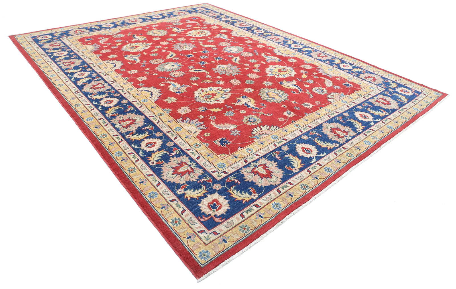 Tapis en laine Ziegler Farhan Gul noué à la main - 10'1'' x 13'2''