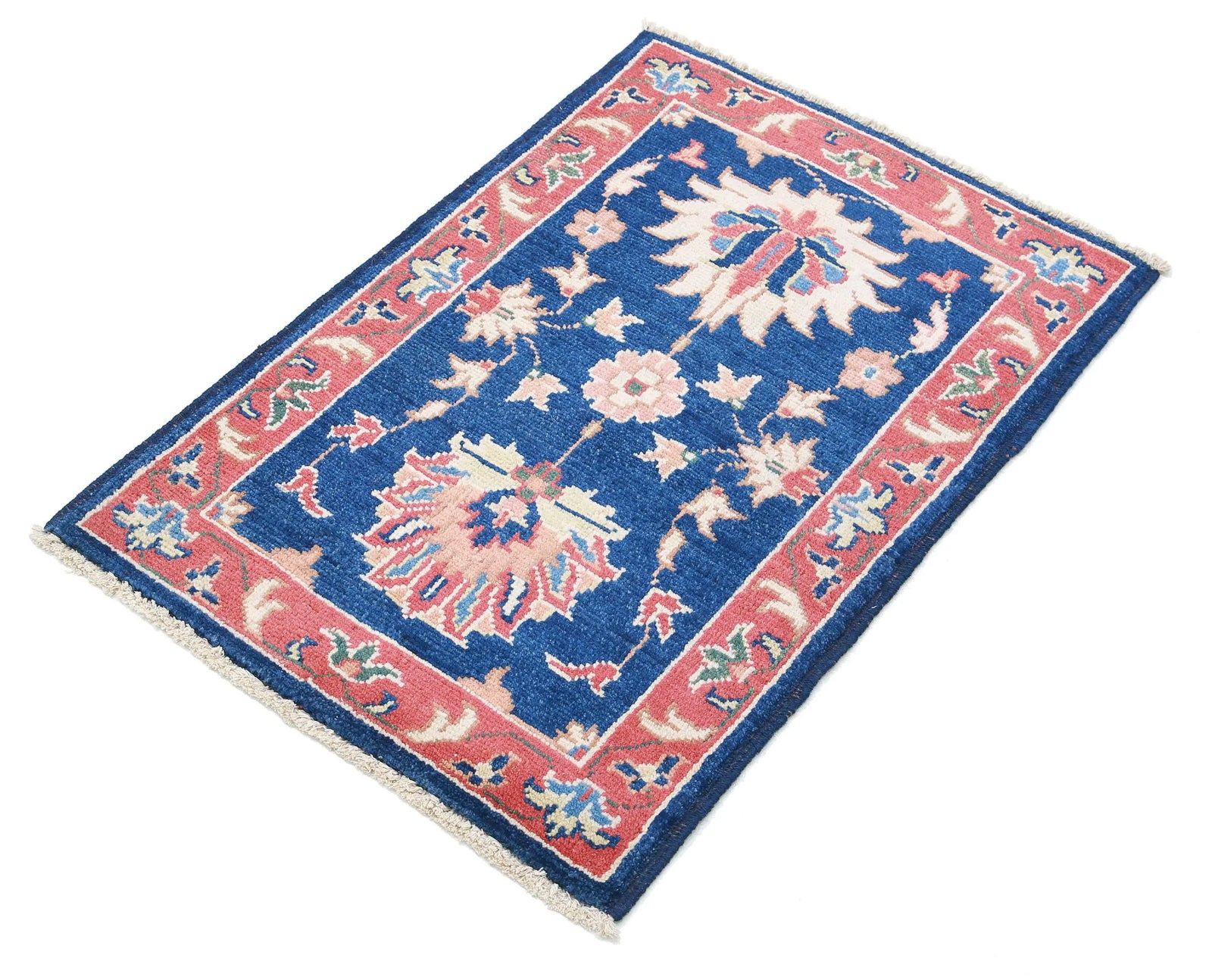 Hand Knotted Ziegler Farhan Gul Wool Rug - 1'11'' x 2'11''