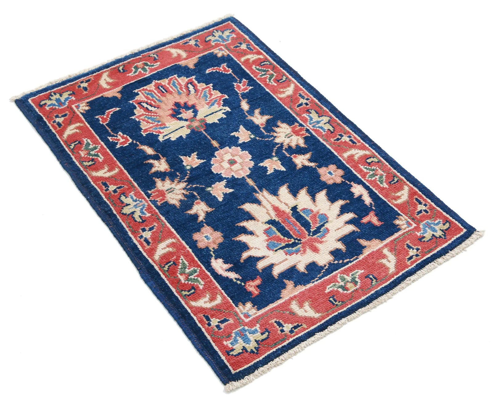 Tapis en laine Ziegler Farhan Gul noué à la main - 1'11'' x 2'11''