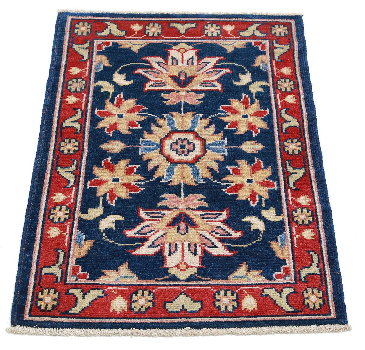 Tapis en laine Ziegler Farhan Gul noué à la main - 2'0'' x 2'10''