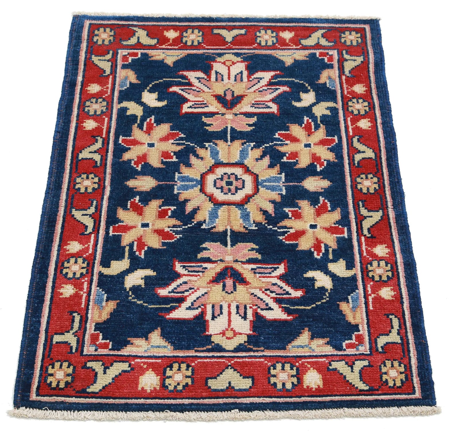 Tapis en laine Ziegler Farhan Gul noué à la main - 2'0'' x 2'10''