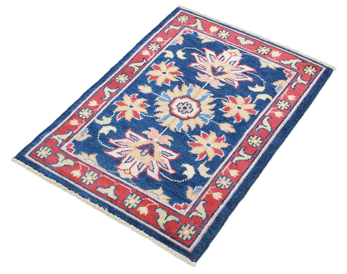 Tapis en laine Ziegler Farhan Gul noué à la main - 2'0'' x 2'10''