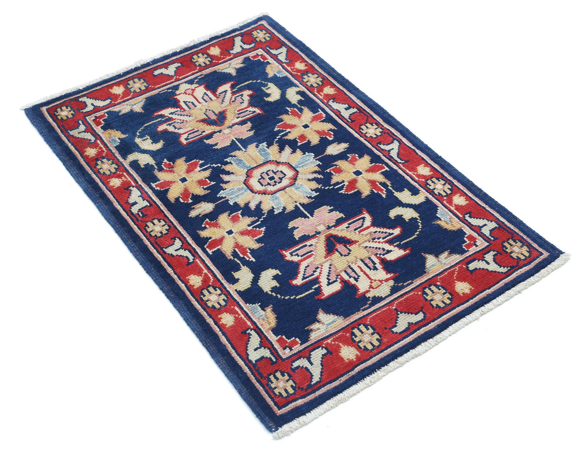 Tapis en laine Ziegler Farhan Gul noué à la main - 2'0'' x 2'11''