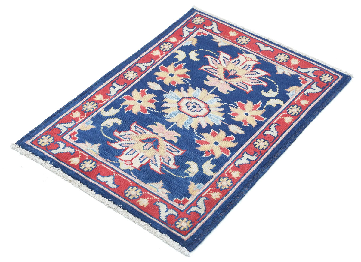 Tapis en laine Ziegler Farhan Gul noué à la main - 2'0'' x 2'11''