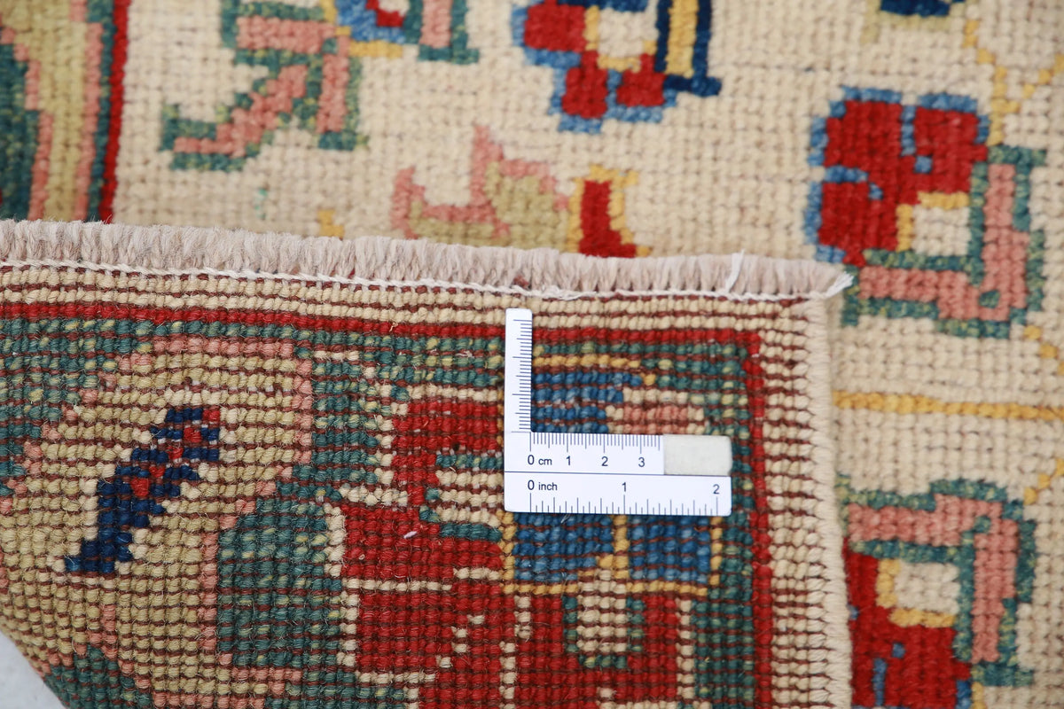 Tapis en laine Ziegler Farhan Gul noué à la main - 2'0'' x 2'11''