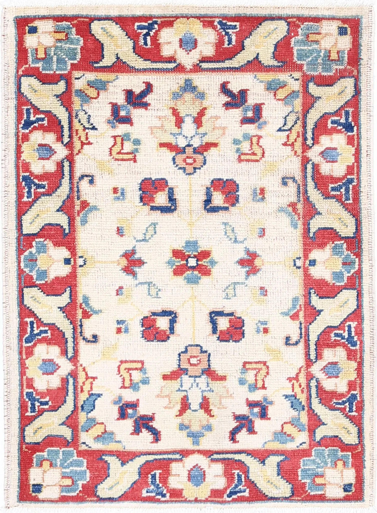 Hand Knotted Ziegler Farhan Gul Wool Rug - 2'0'' x 2'9''