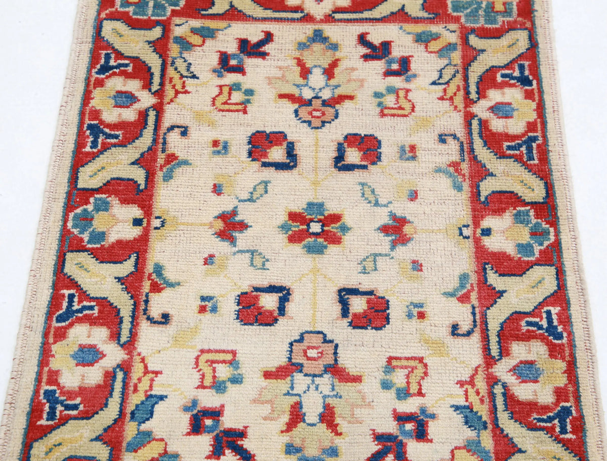 Tapis en laine Ziegler Farhan Gul noué à la main - 2'0'' x 2'9''