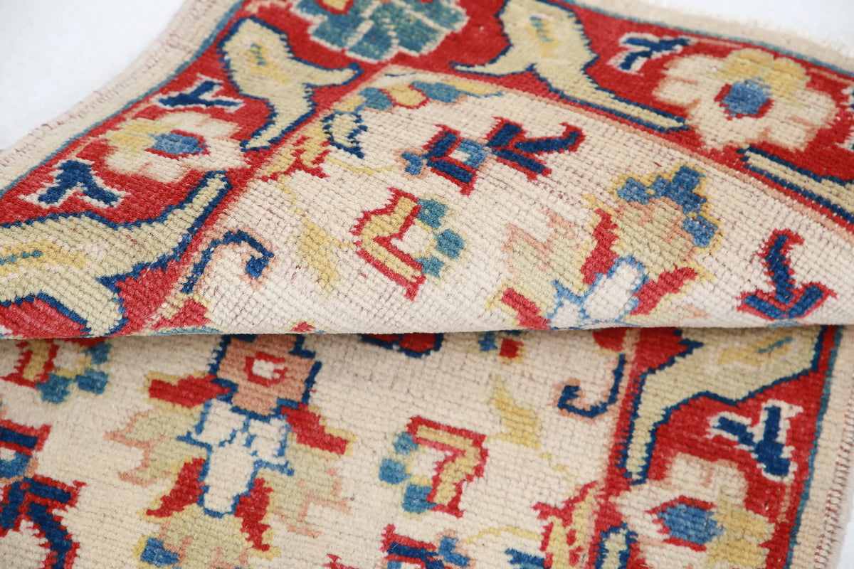 Tapis en laine Ziegler Farhan Gul noué à la main - 2'0'' x 2'9''