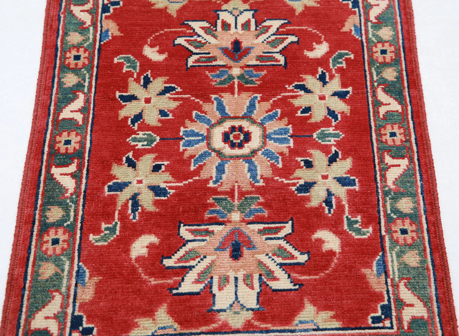 Tapis en laine Ziegler Farhan Gul noué à la main - 2'0'' x 2'9''