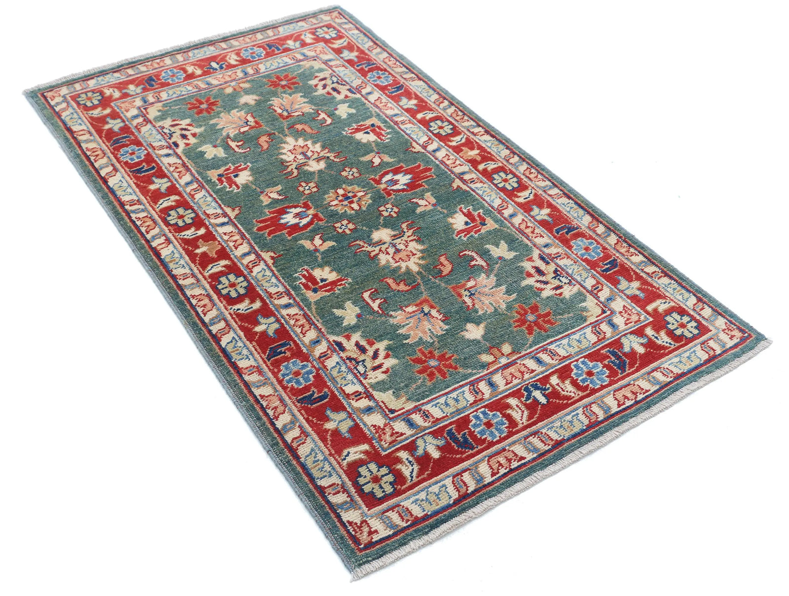 Tapis en laine Ziegler Farhan Gul noué à la main - 2'11'' x 5'0''