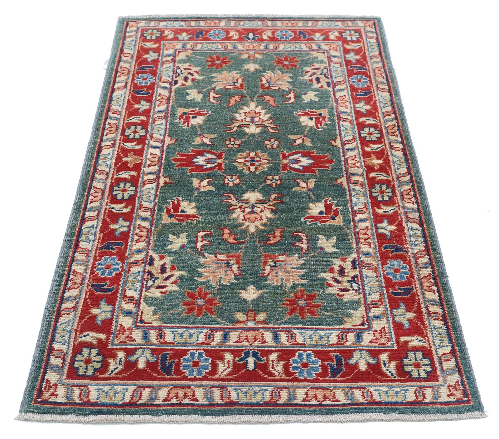 Tapis en laine Ziegler Farhan Gul noué à la main - 2'11'' x 5'0''