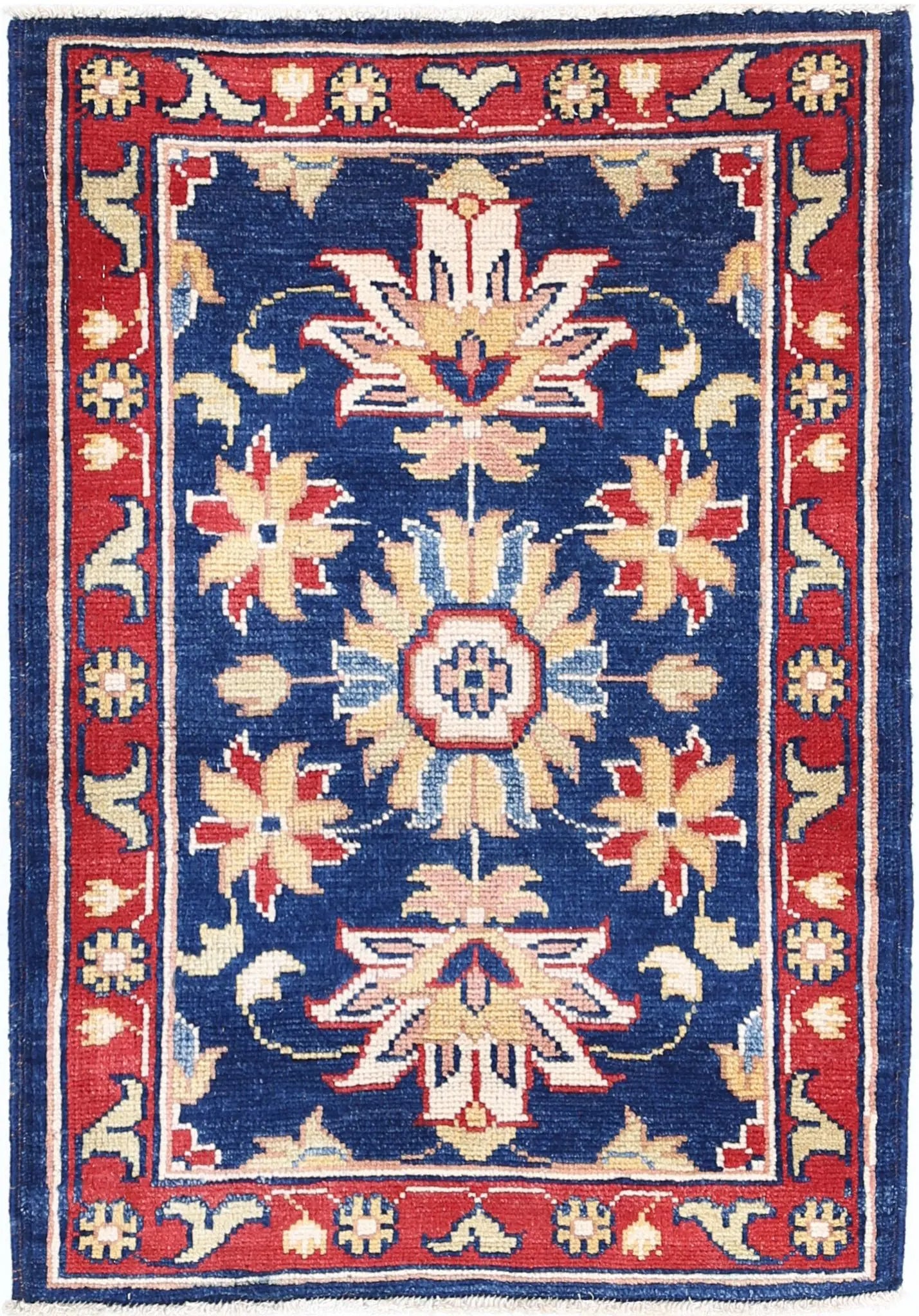Hand Knotted Ziegler Farhan Gul Wool Rug - 2'1'' x 2'10''