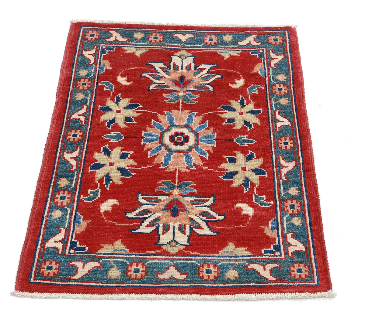 Tapis en laine Ziegler Farhan Gul noué à la main - 2'1'' x 2'10''