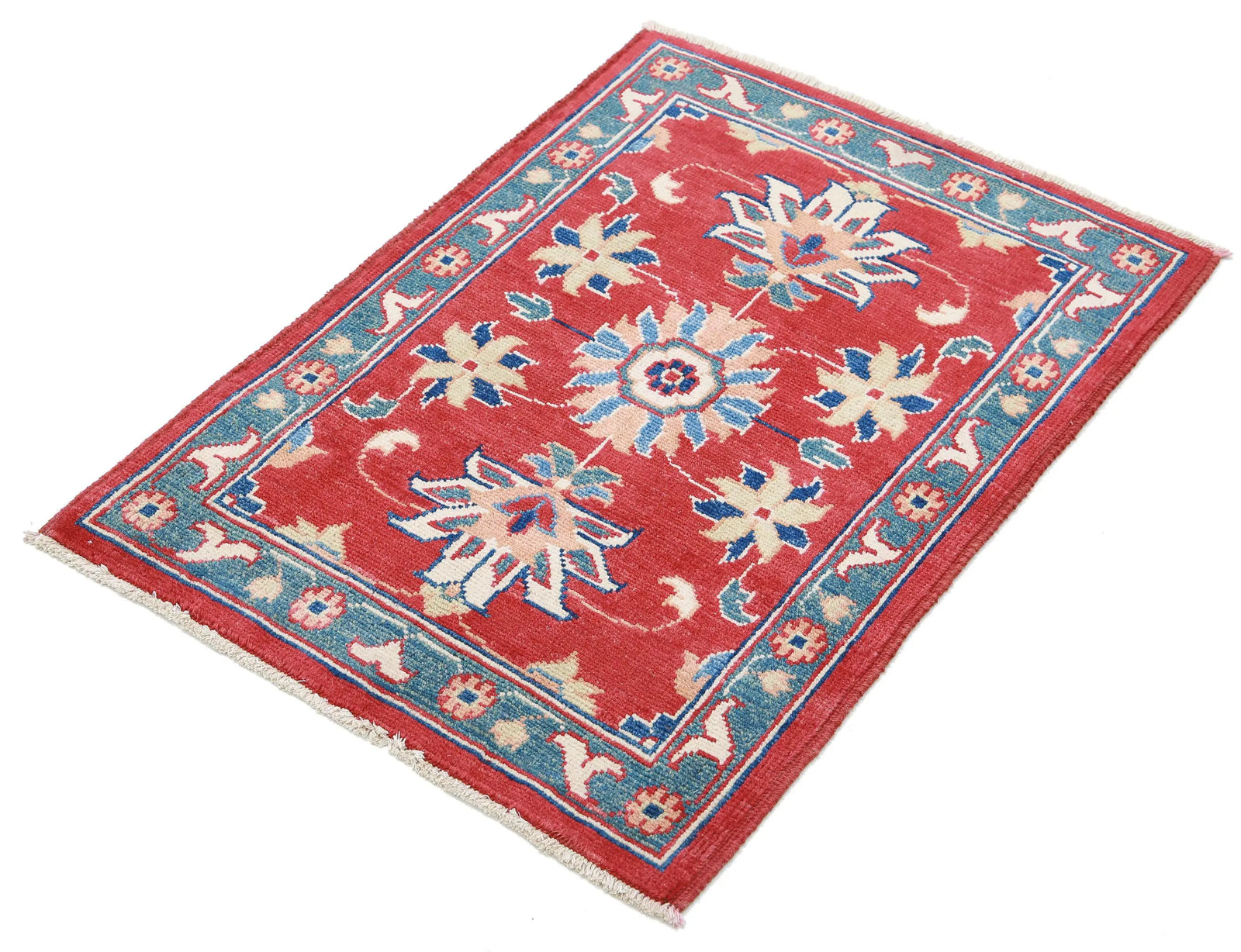 Tapis en laine Ziegler Farhan Gul noué à la main - 2'1'' x 2'10''