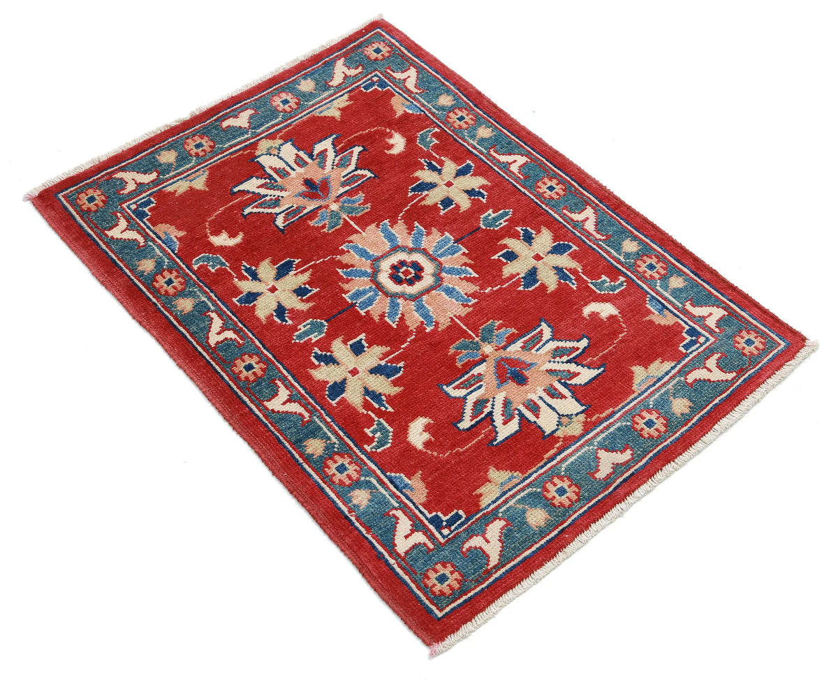 Tapis en laine Ziegler Farhan Gul noué à la main - 2'1'' x 2'10''