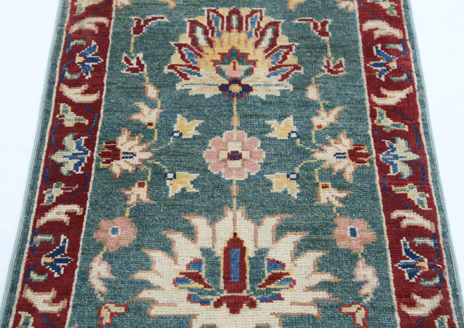 Tapis en laine Ziegler Farhan Gul noué à la main - 2'1'' x 2'11''