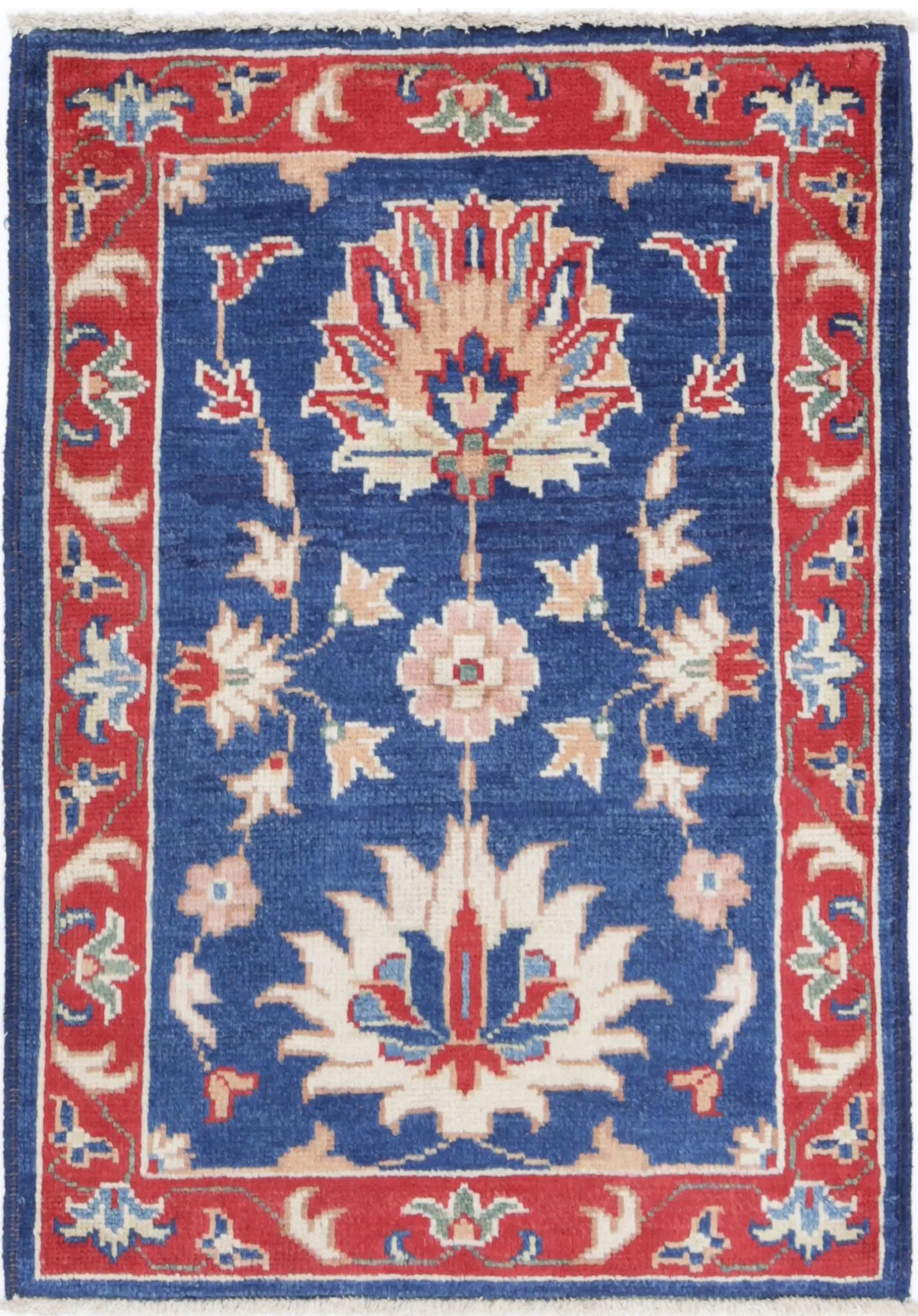 Hand Knotted Ziegler Farhan Gul Wool Rug - 2'1'' x 2'11''