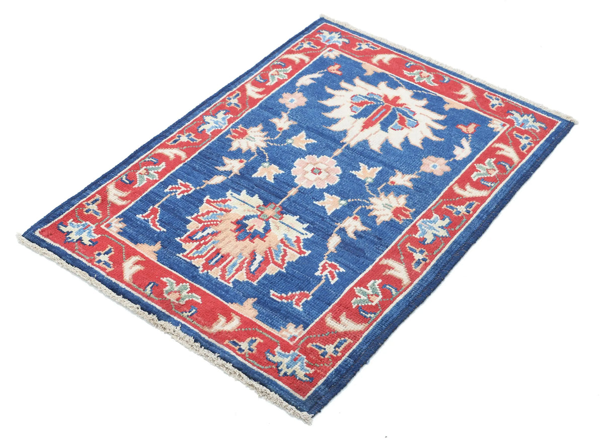 Tapis en laine Ziegler Farhan Gul noué à la main - 2'1'' x 2'11''