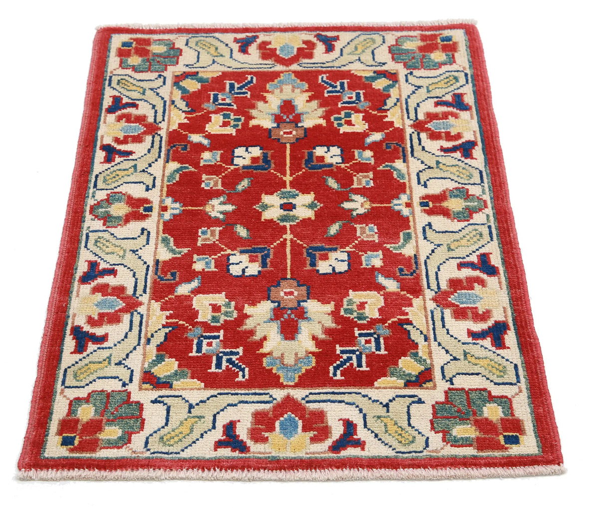 Tapis en laine Ziegler Farhan Gul noué à la main - 2'1'' x 3'0''