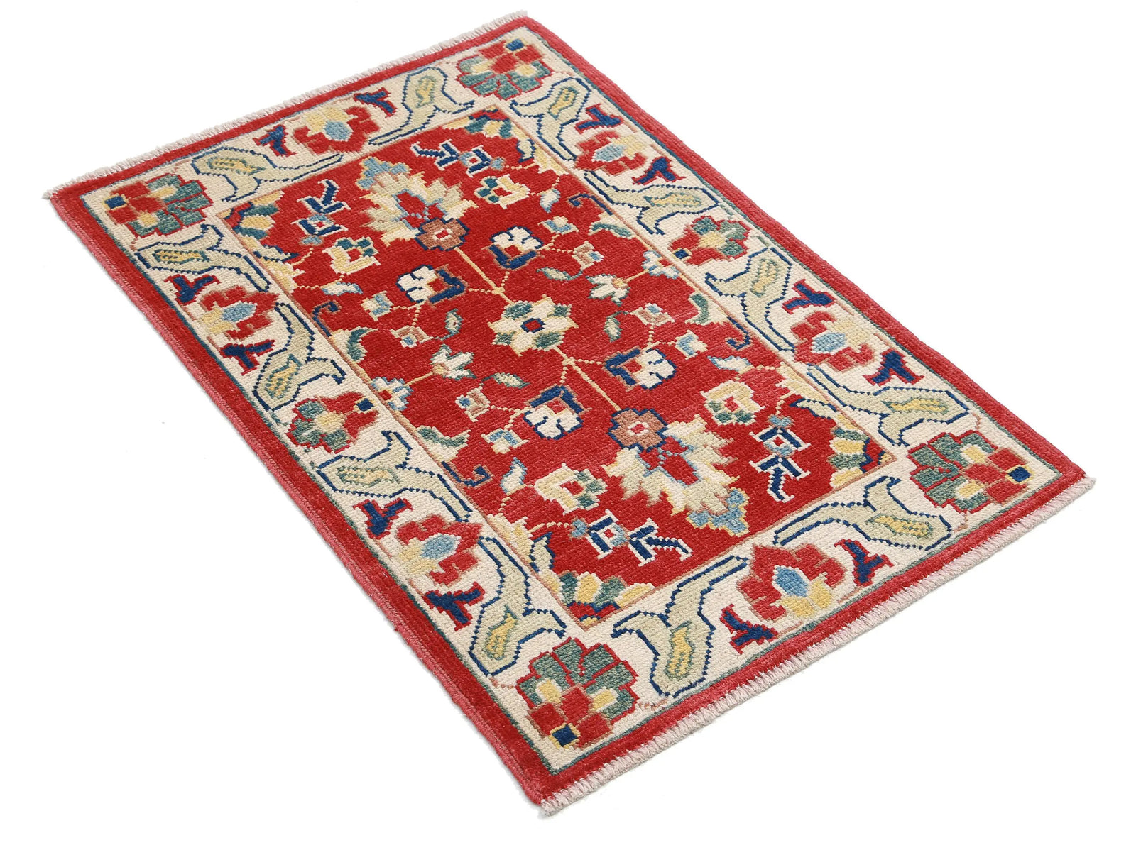 Tapis en laine Ziegler Farhan Gul noué à la main - 2'1'' x 3'0''