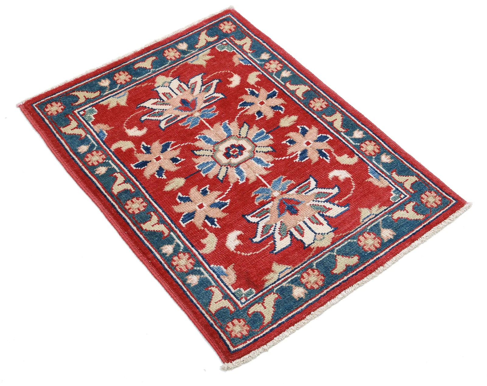 Tapis en laine Ziegler Farhan Gul noué à la main - 2'2'' x 2'11''