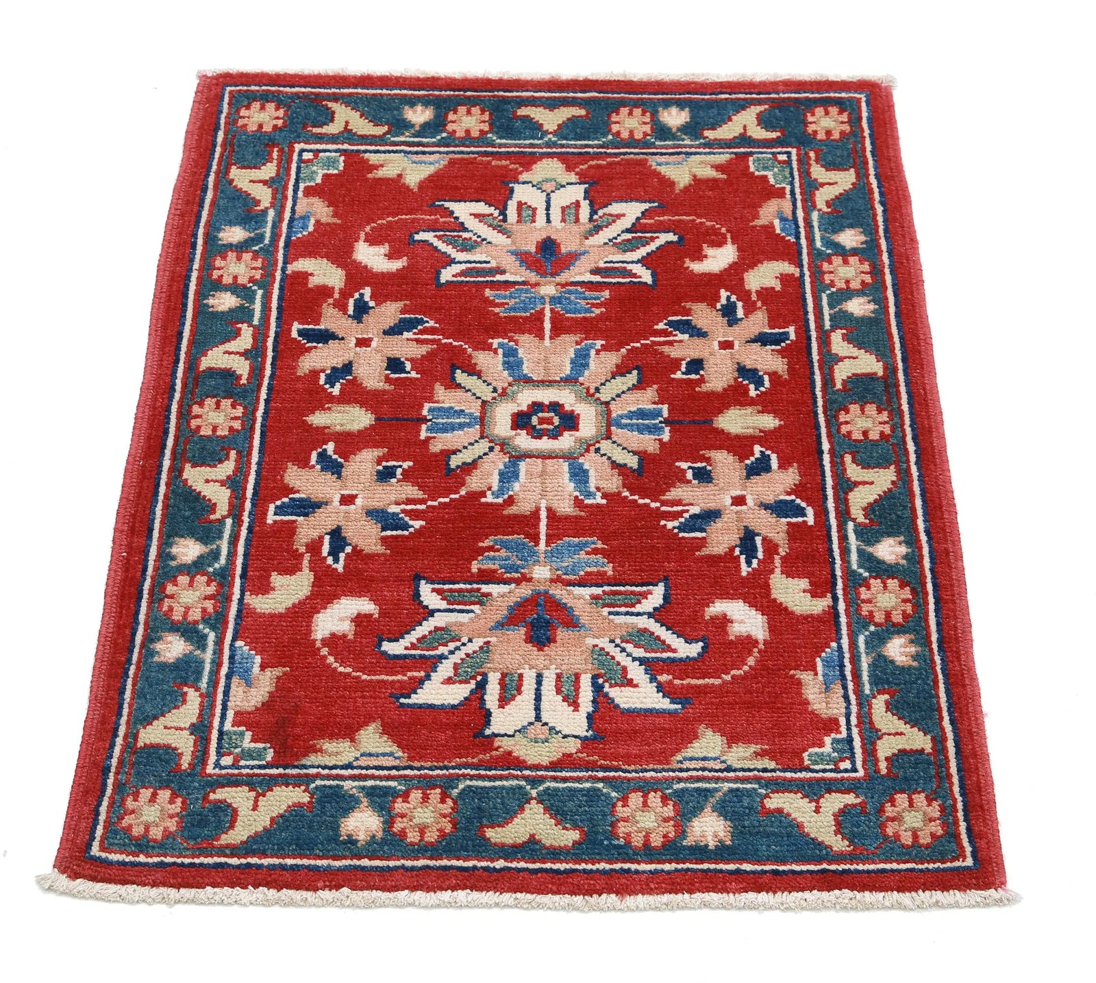 Tapis en laine Ziegler Farhan Gul noué à la main - 2'2'' x 2'11''