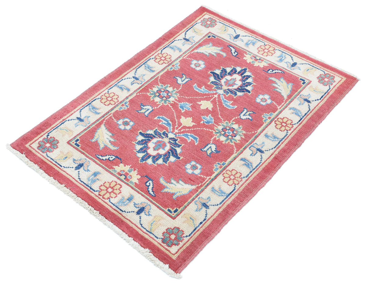 Tapis en laine Ziegler Farhan Gul noué à la main - 2'4'' x 3'5''