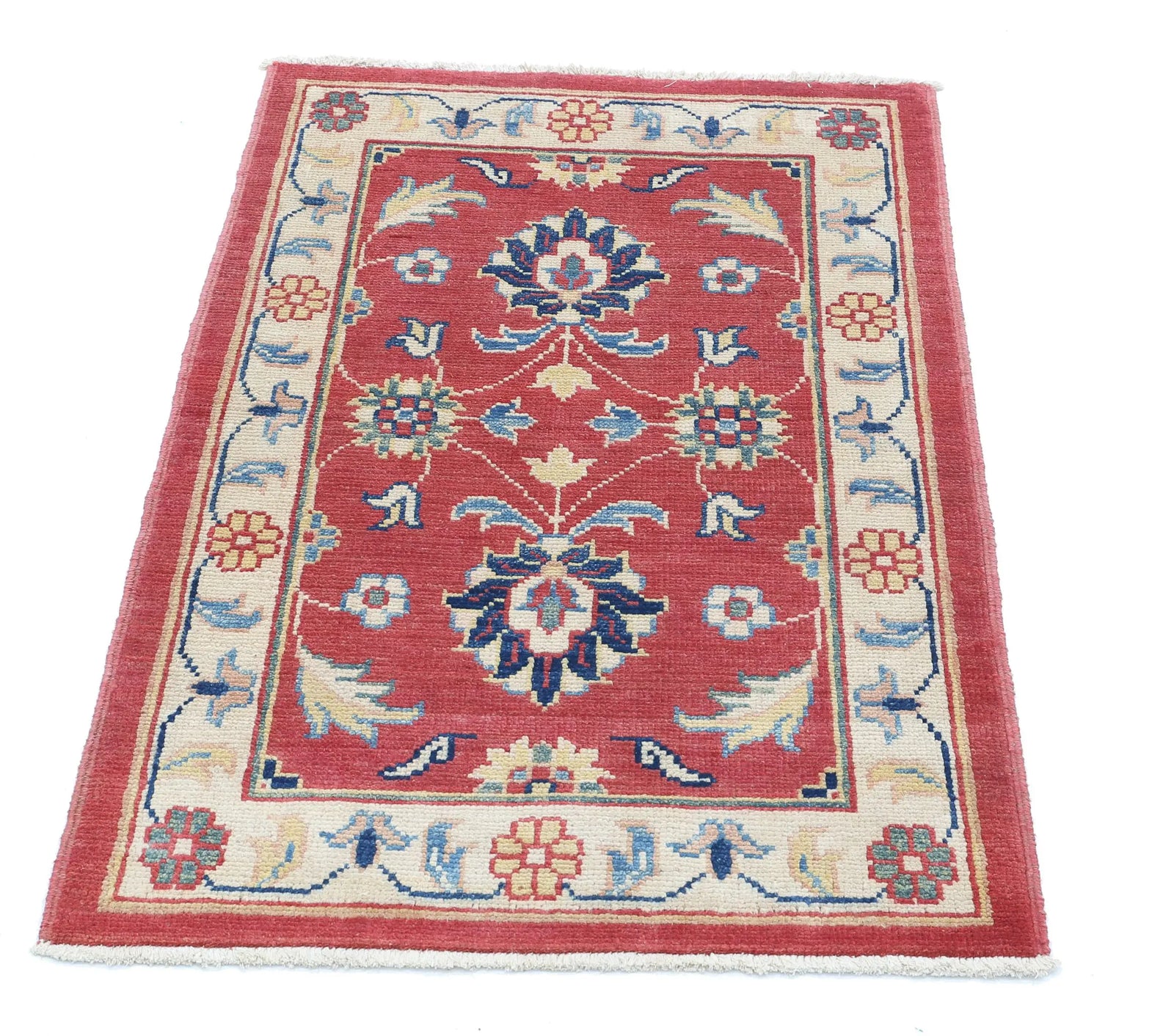 Tapis en laine Ziegler Farhan Gul noué à la main - 2'4'' x 3'5''