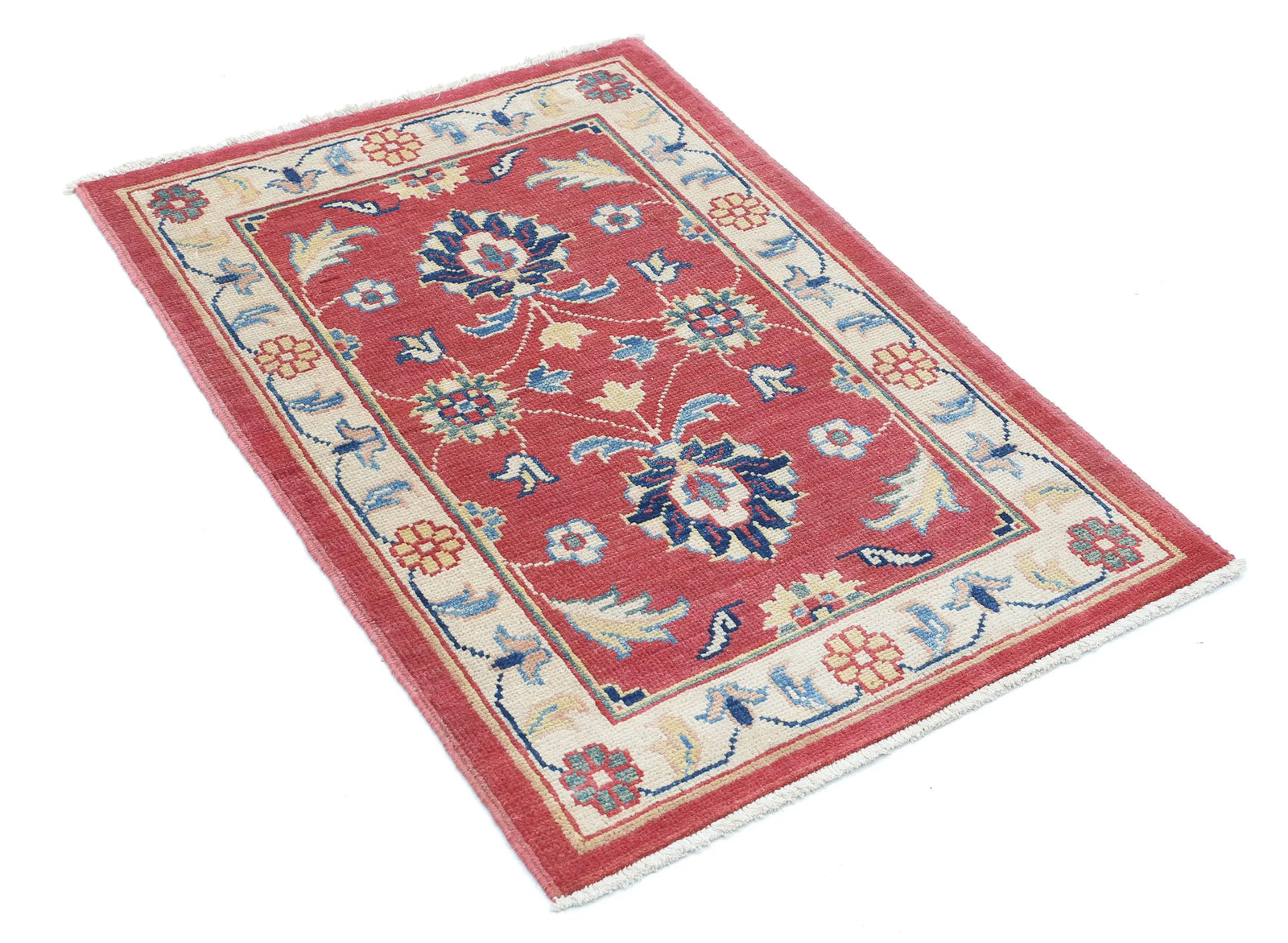 Tapis en laine Ziegler Farhan Gul noué à la main - 2'4'' x 3'5''