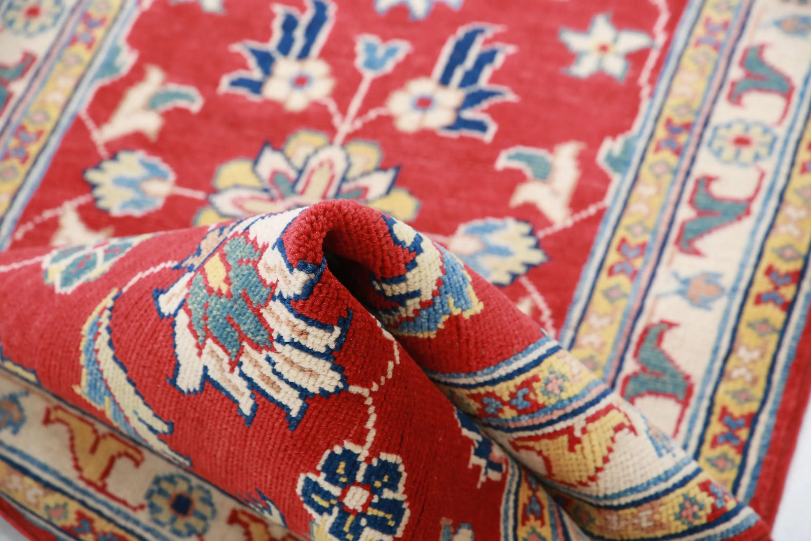 Tapis en laine Ziegler Farhan Gul noué à la main - 2'5'' x 6'1''