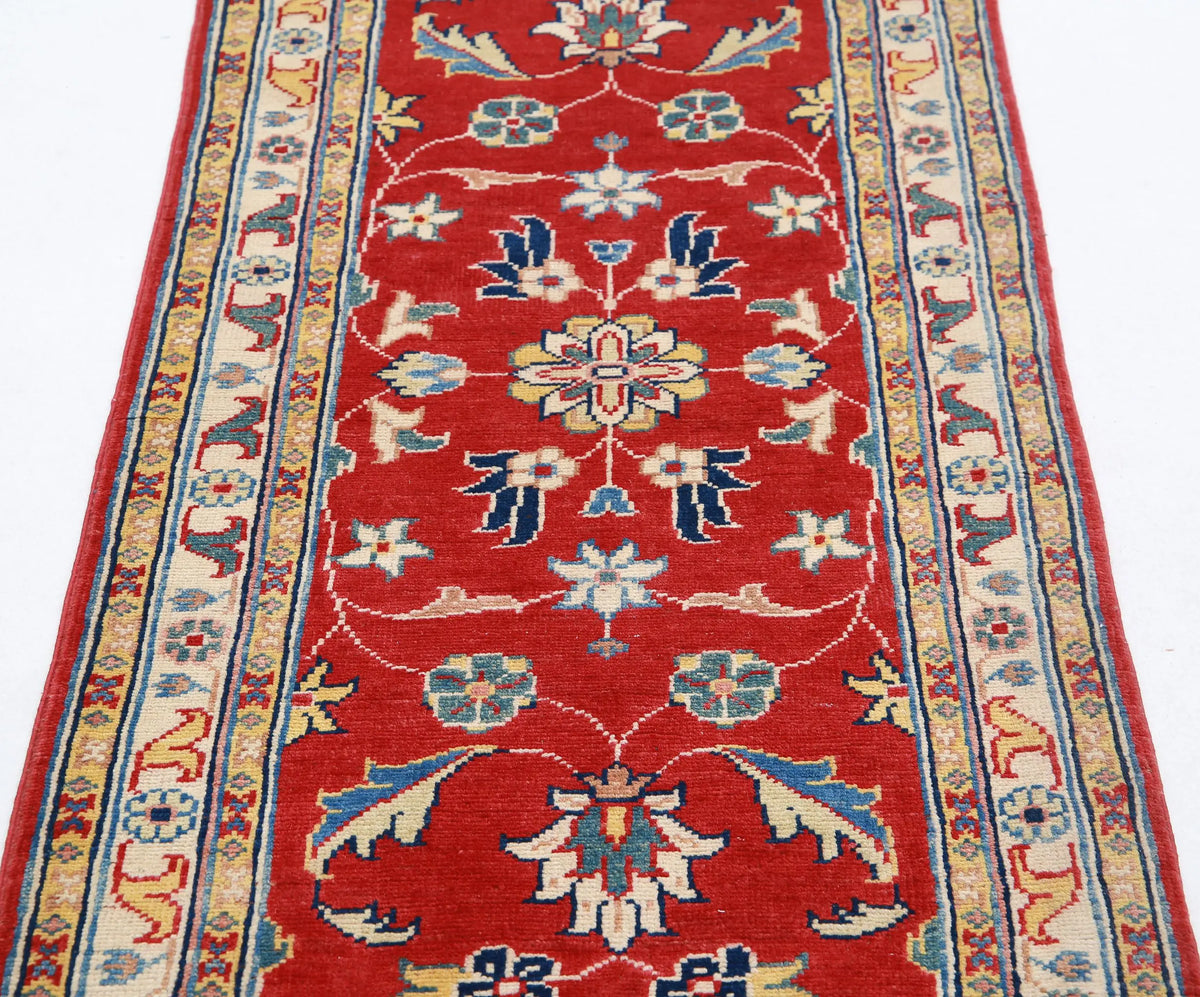 Tapis en laine Ziegler Farhan Gul noué à la main - 2'5'' x 6'1''
