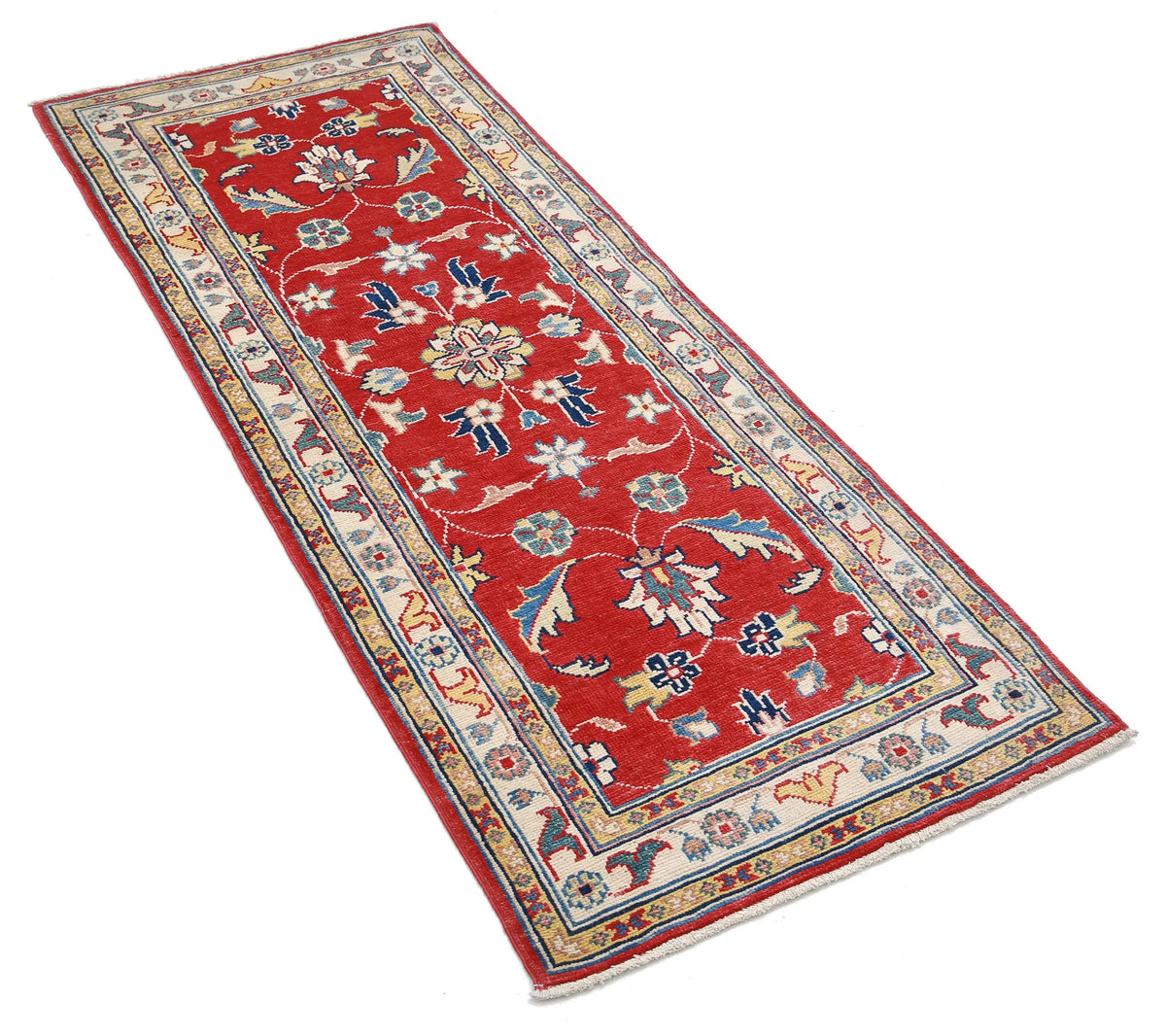 Tapis en laine Ziegler Farhan Gul noué à la main - 2'5'' x 6'1''