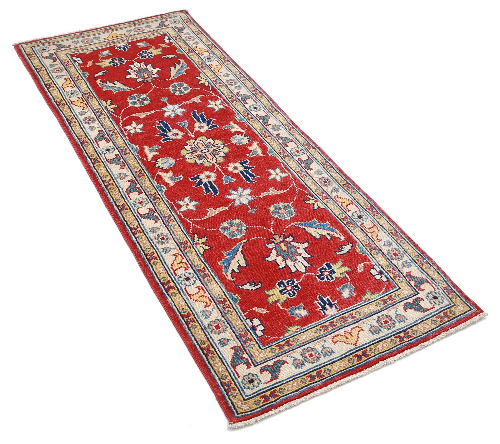 Tapis en laine Ziegler Farhan Gul noué à la main - 2'5'' x 6'1''