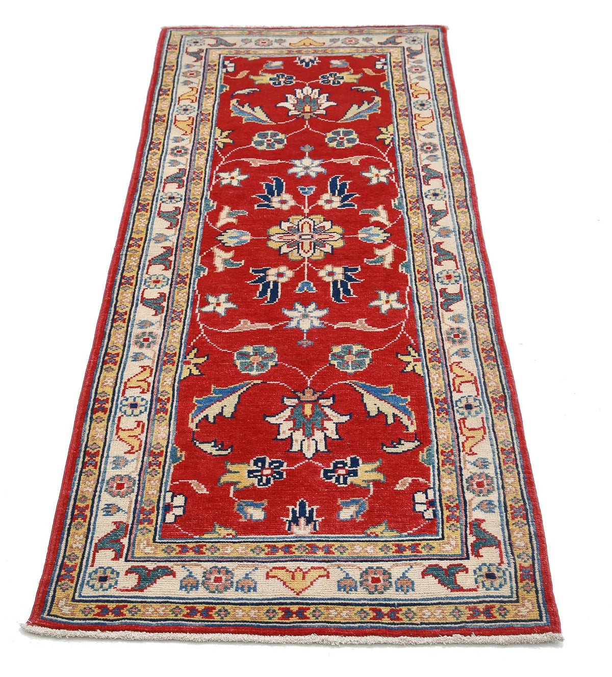 Tapis en laine Ziegler Farhan Gul noué à la main - 2'5'' x 6'1''