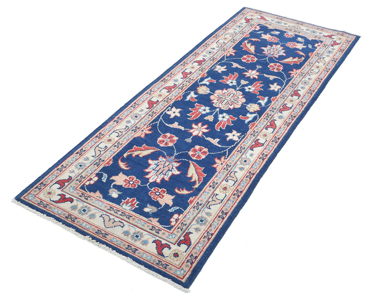 Tapis en laine Ziegler Farhan Gul noué à la main - 2'5'' x 6'3''