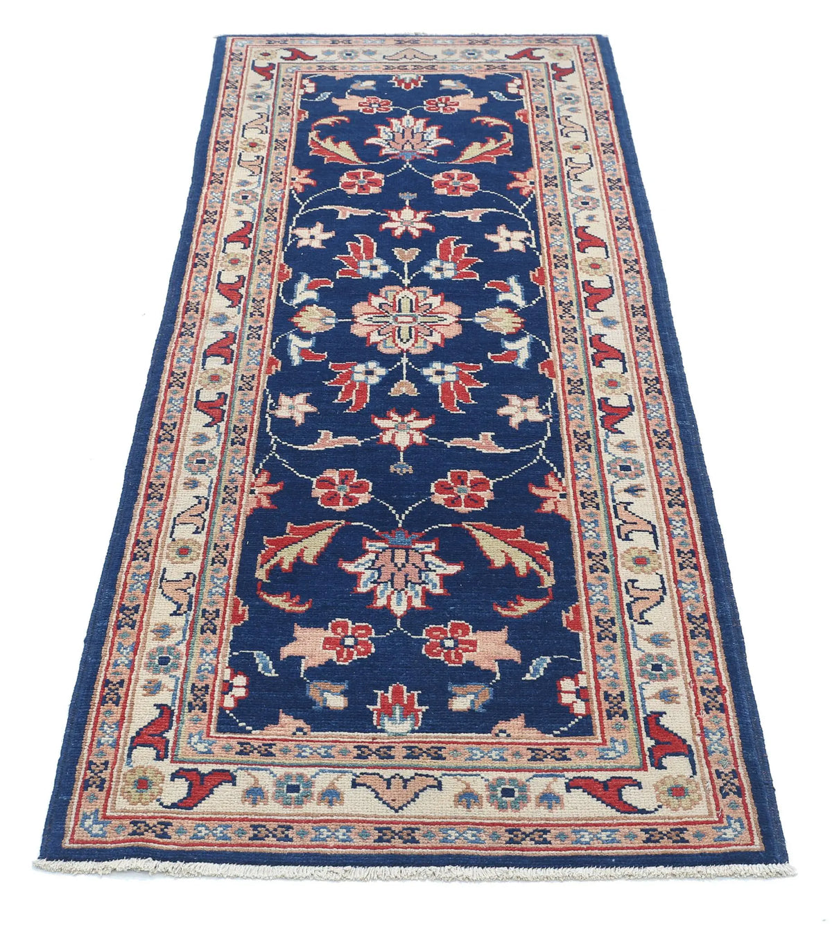 Tapis en laine Ziegler Farhan Gul noué à la main - 2'5'' x 6'3''
