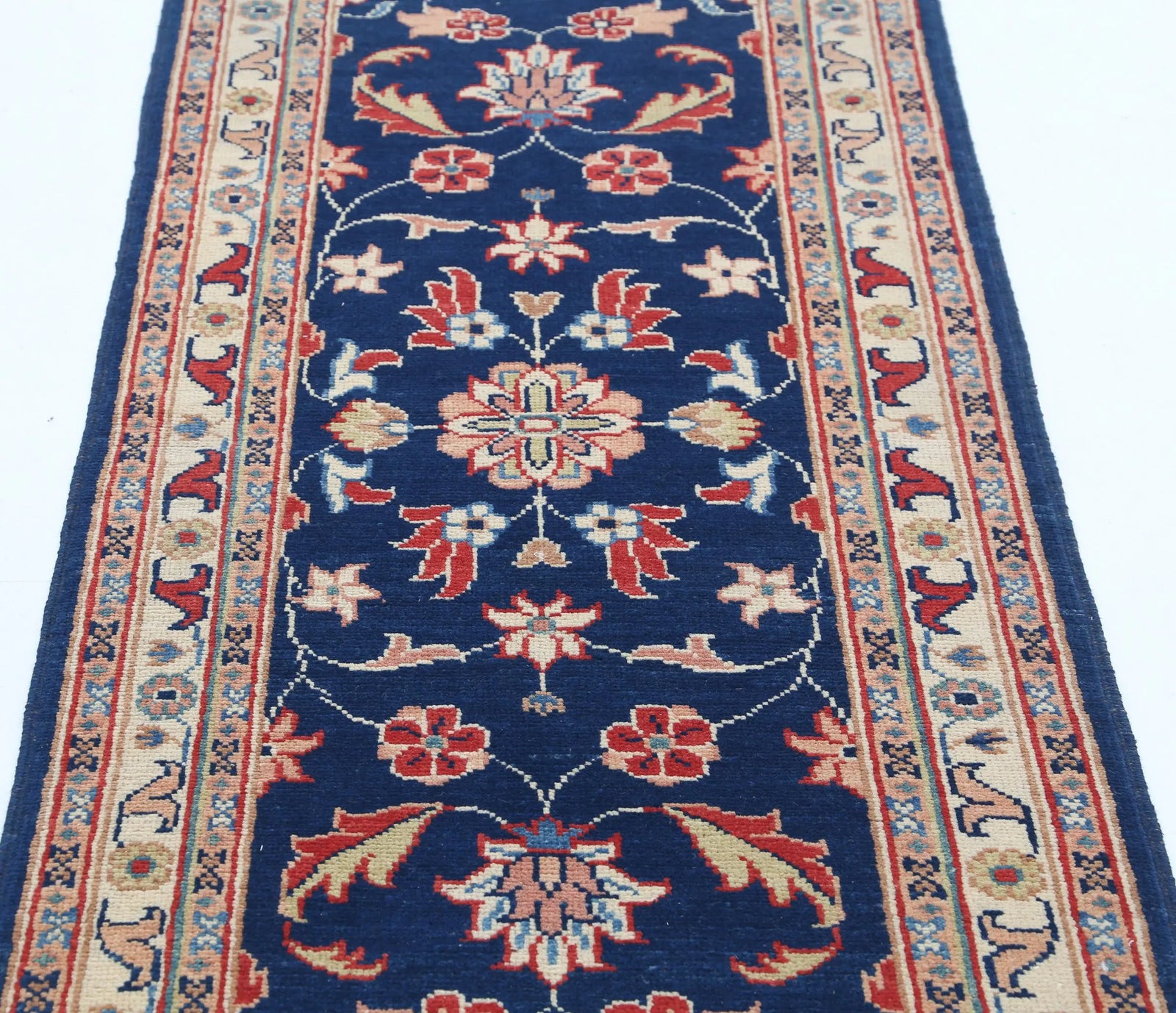 Tapis en laine Ziegler Farhan Gul noué à la main - 2'5'' x 6'3''