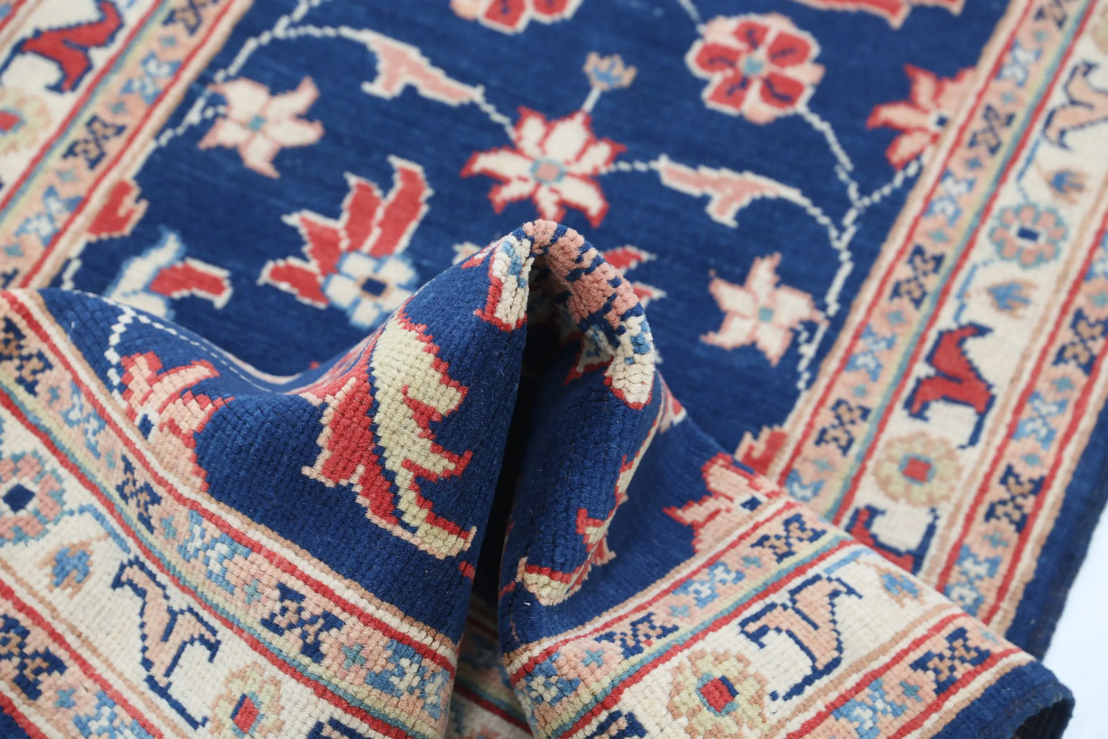 Tapis en laine Ziegler Farhan Gul noué à la main - 2'5'' x 6'3''