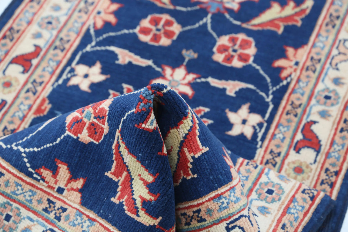 Tapis en laine Ziegler Farhan Gul noué à la main - 2'5'' x 6'3''