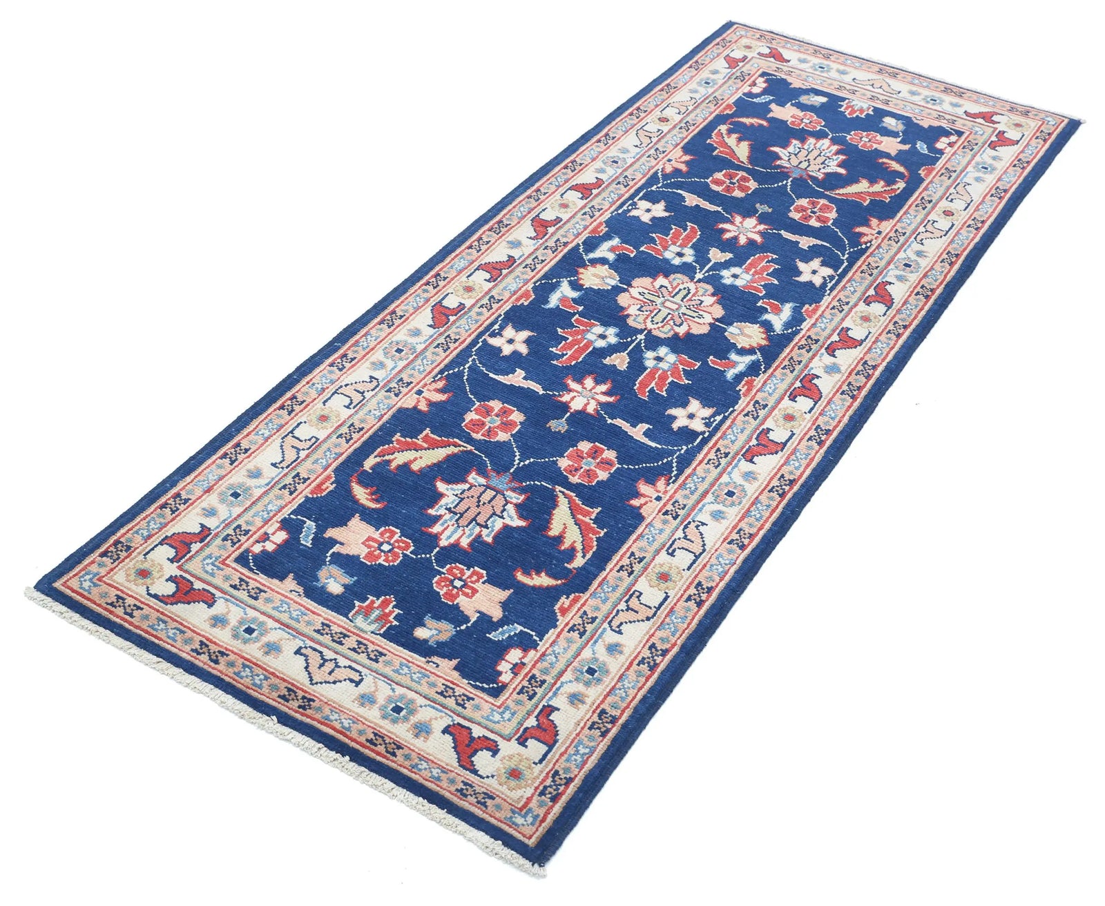 Tapis en laine Ziegler Farhan Gul noué à la main - 2'5'' x 6'3''