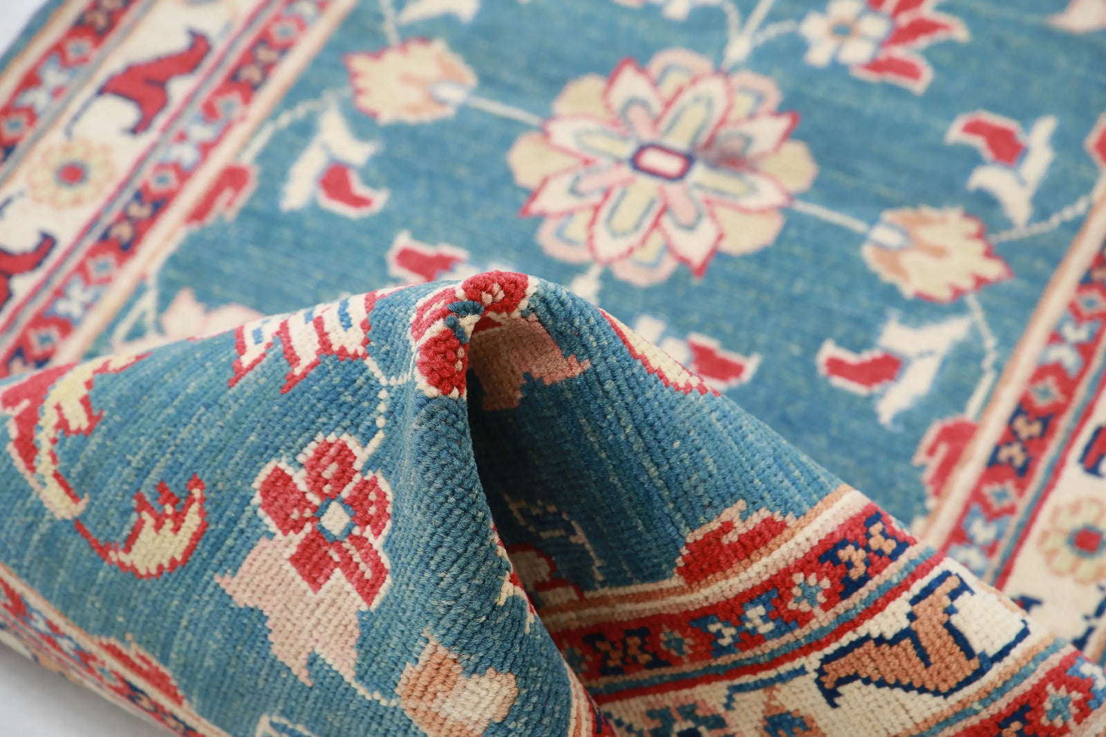 Hand Knotted Ziegler Farhan Gul Wool Rug - 2'5'' x 6'5''