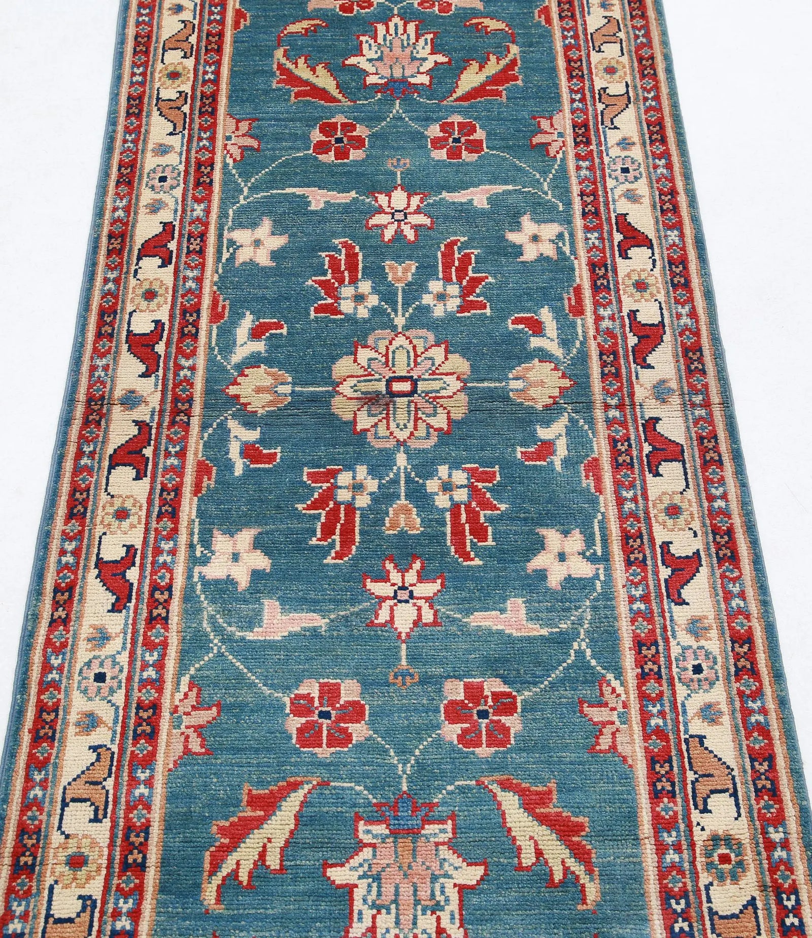 Tapis en laine Ziegler Farhan Gul noué à la main - 2'5'' x 6'5''