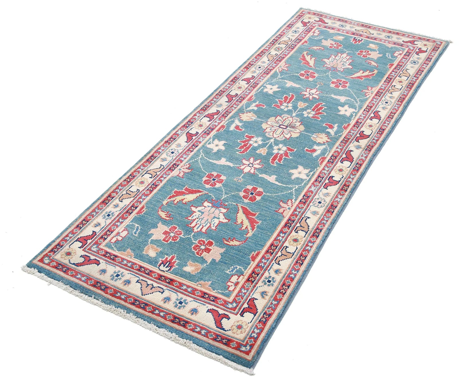 Tapis en laine Ziegler Farhan Gul noué à la main - 2'5'' x 6'5''