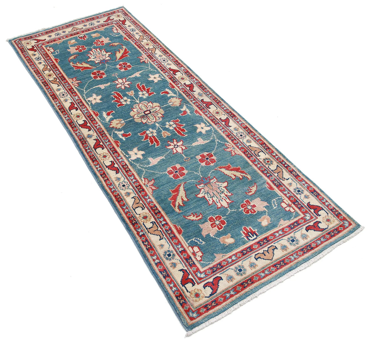 Tapis en laine Ziegler Farhan Gul noué à la main - 2'5'' x 6'5''