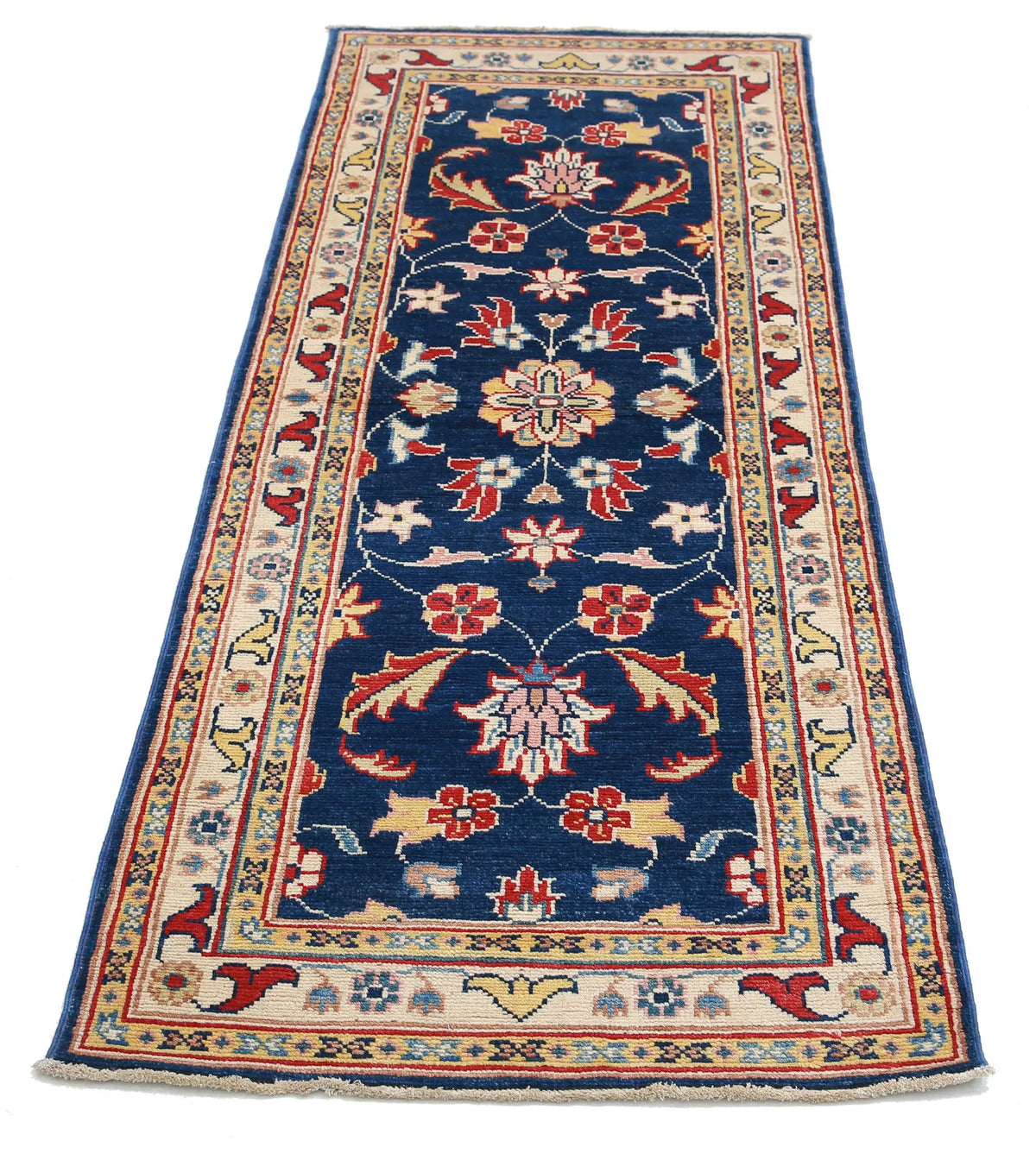 Tapis en laine Ziegler Farhan Gul noué à la main - 2'5'' x 6'6''