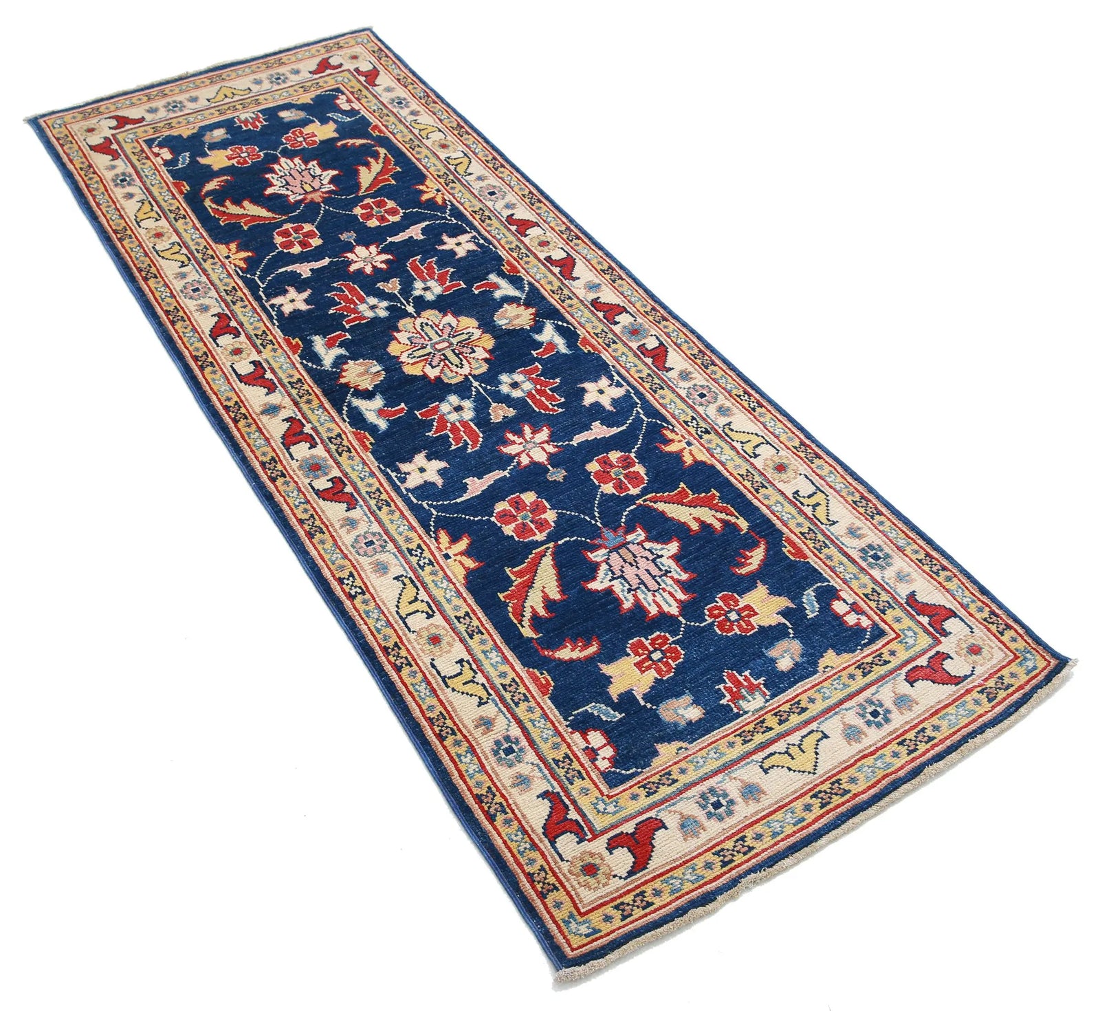 Tapis en laine Ziegler Farhan Gul noué à la main - 2'5'' x 6'6''