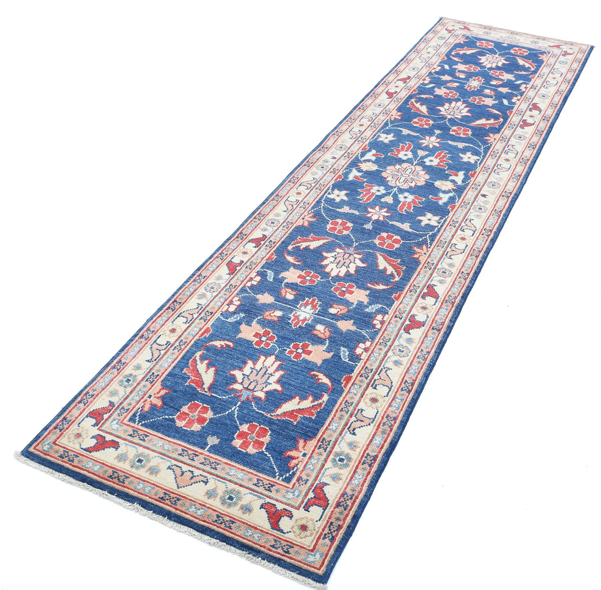 Tapis en laine Ziegler Farhan Gul noué à la main - 2'5'' x 9'10''