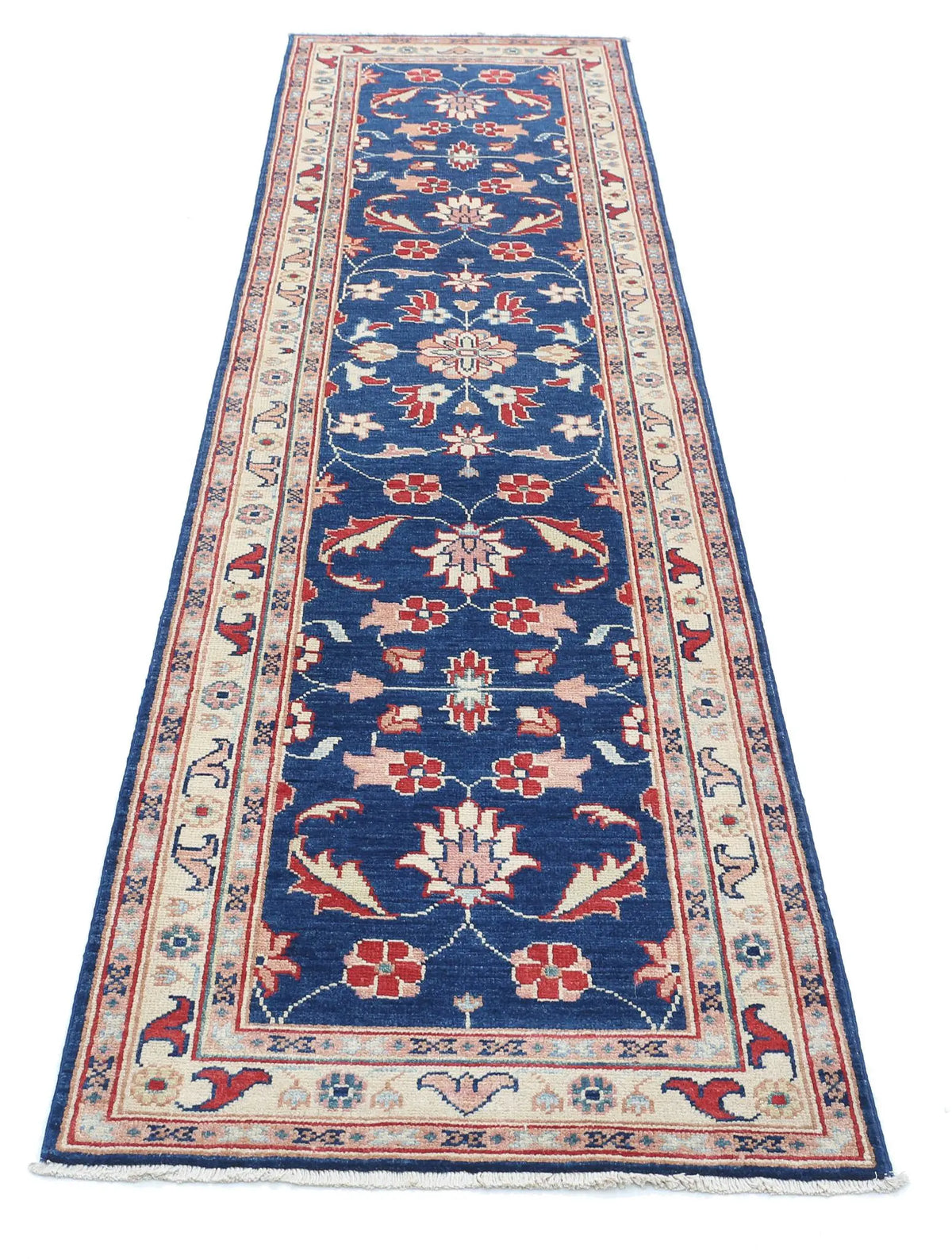 Tapis en laine Ziegler Farhan Gul noué à la main - 2'5'' x 9'10''