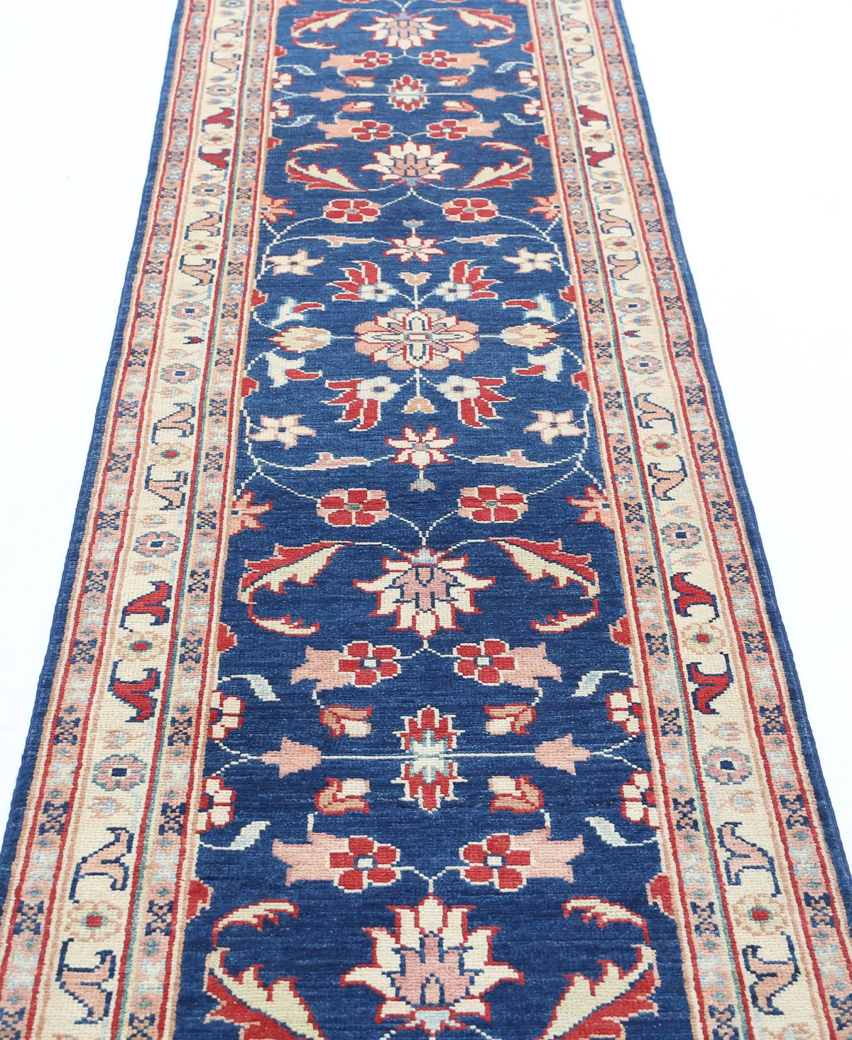 Tapis en laine Ziegler Farhan Gul noué à la main - 2'5'' x 9'10''