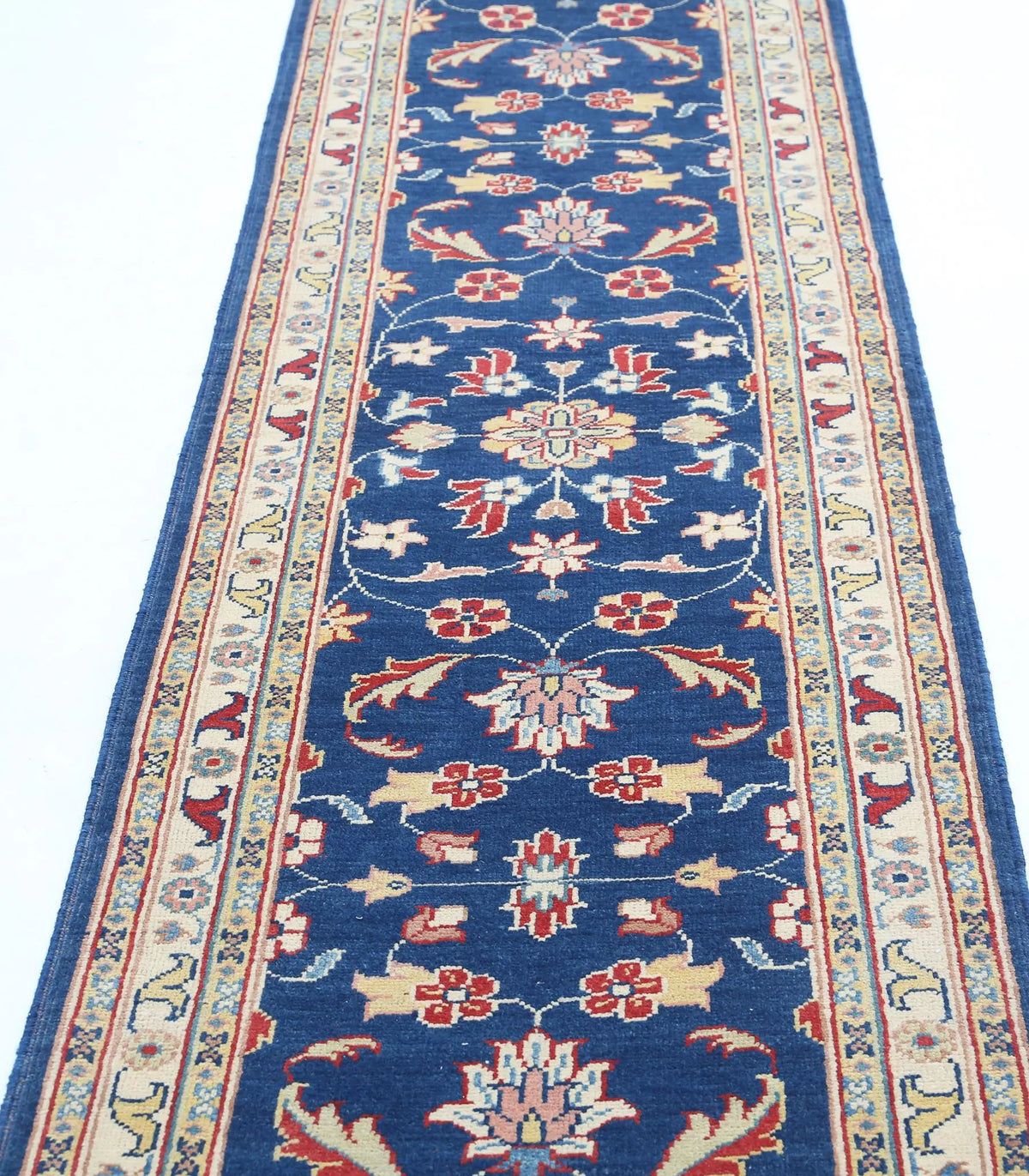 Tapis en laine Ziegler Farhan Gul noué à la main - 2'5'' x 9'5''